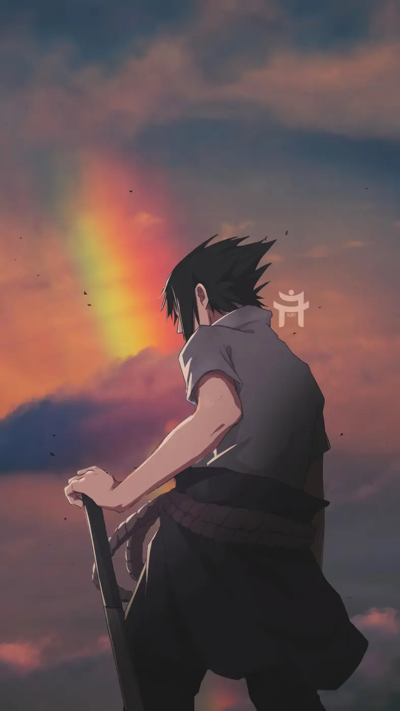 sasuke uchiha anime wallpaper