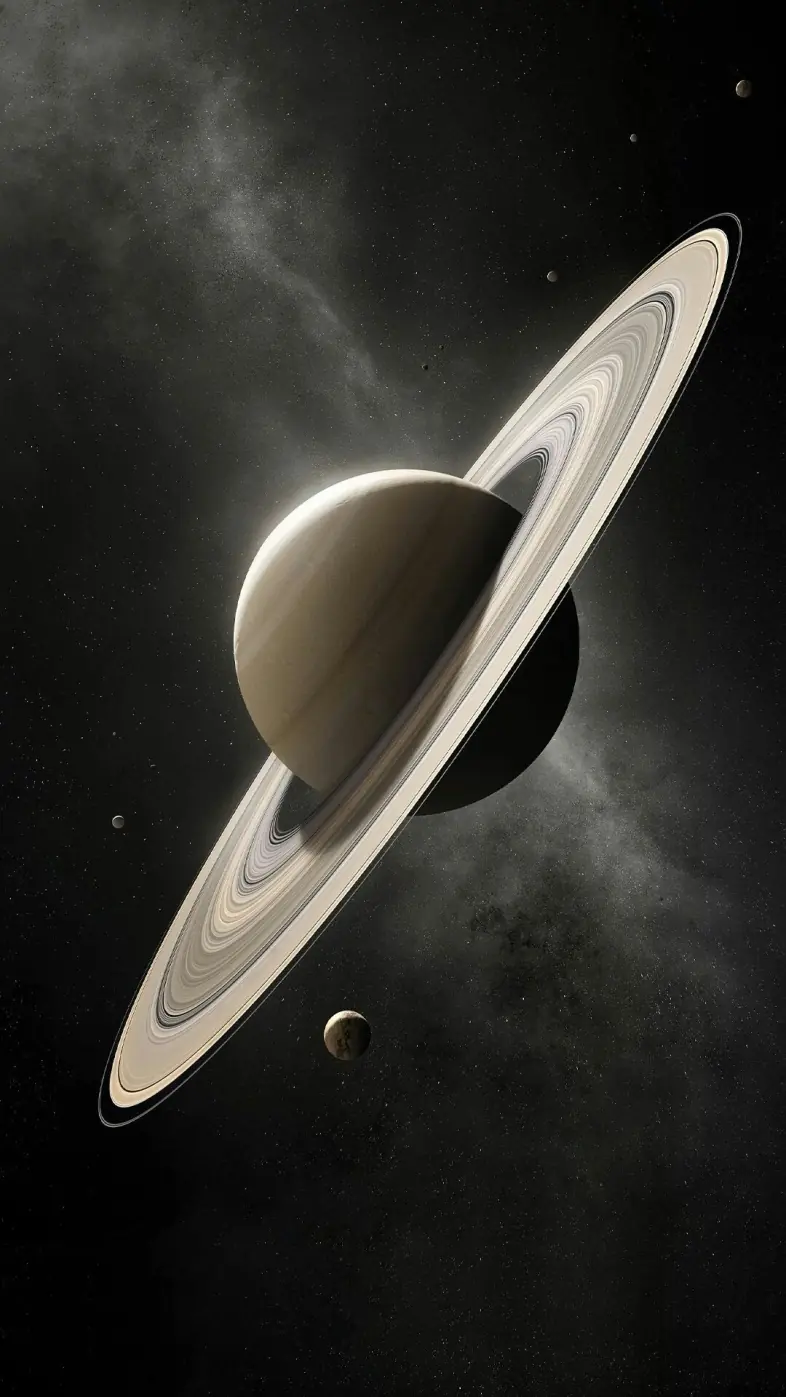 saturn astronomical wallpaper