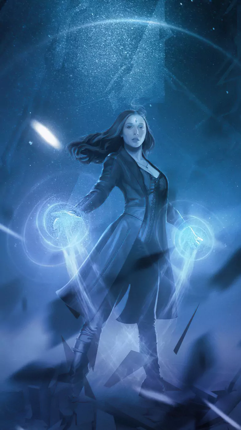 scarlet witch cool wandavision wallpaper