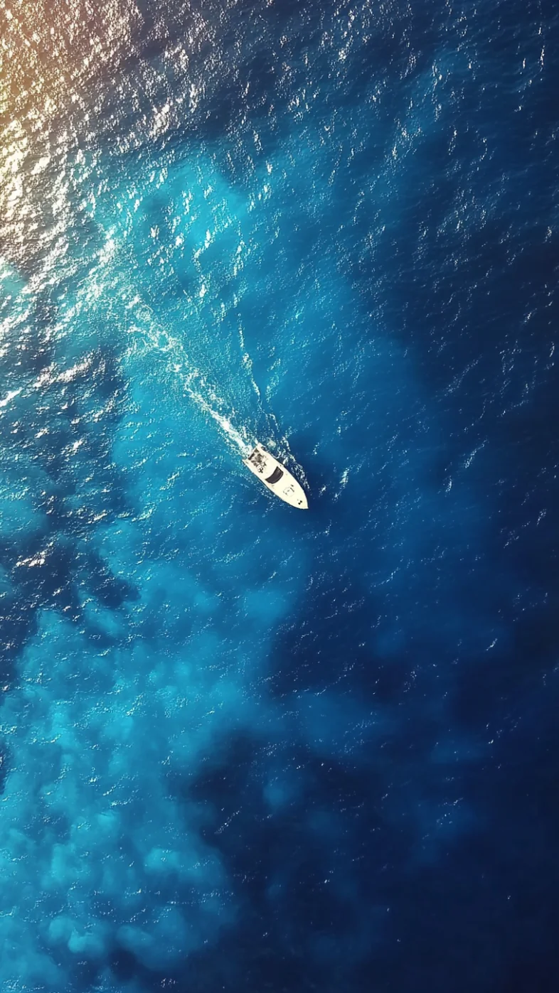 sea boat wallpaper