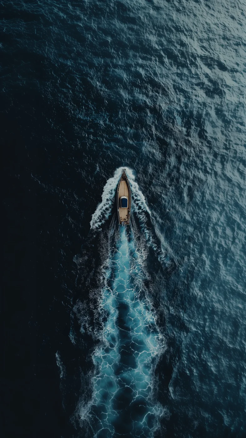 sea boat wallpaper