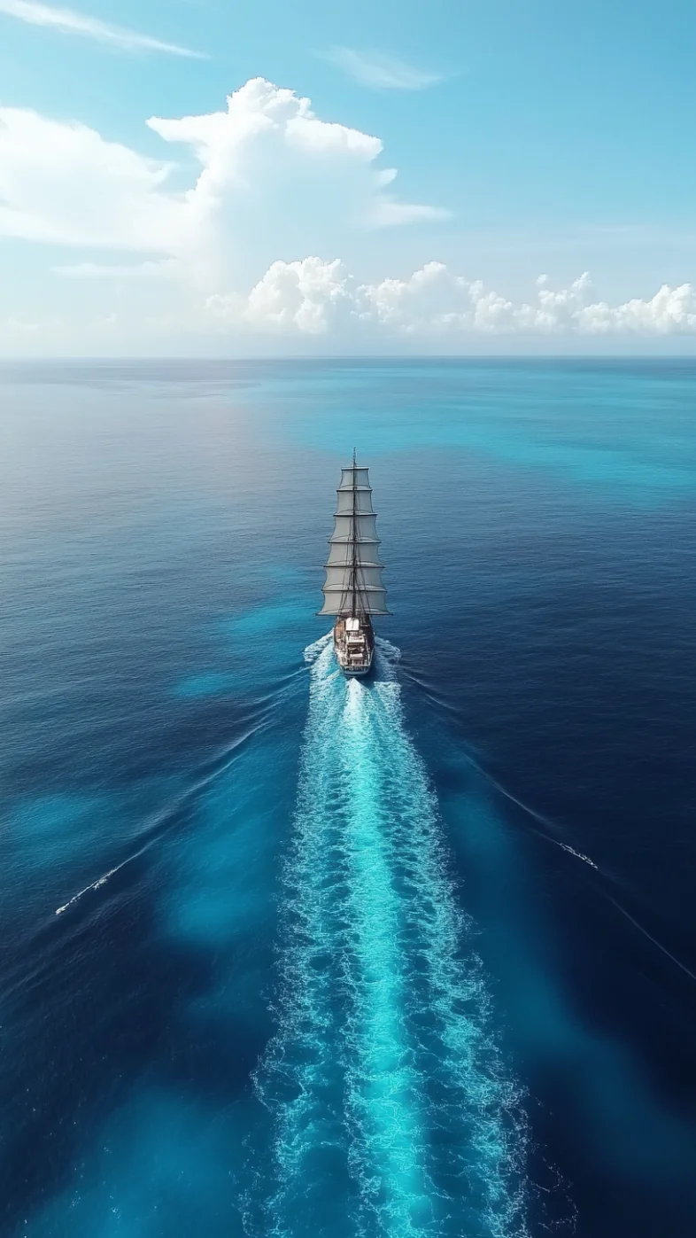 sea boat wallpaper