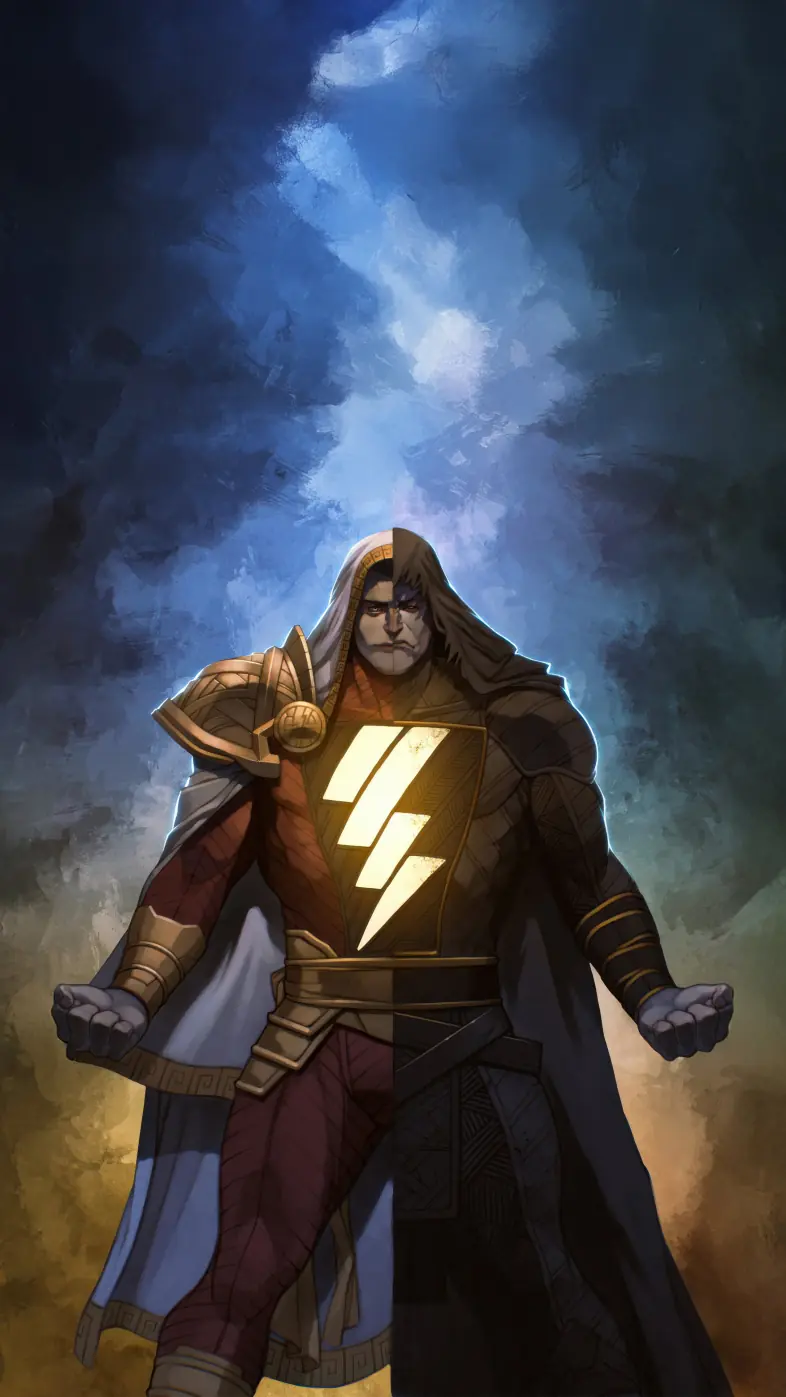 shazam x black adam game wallpaper