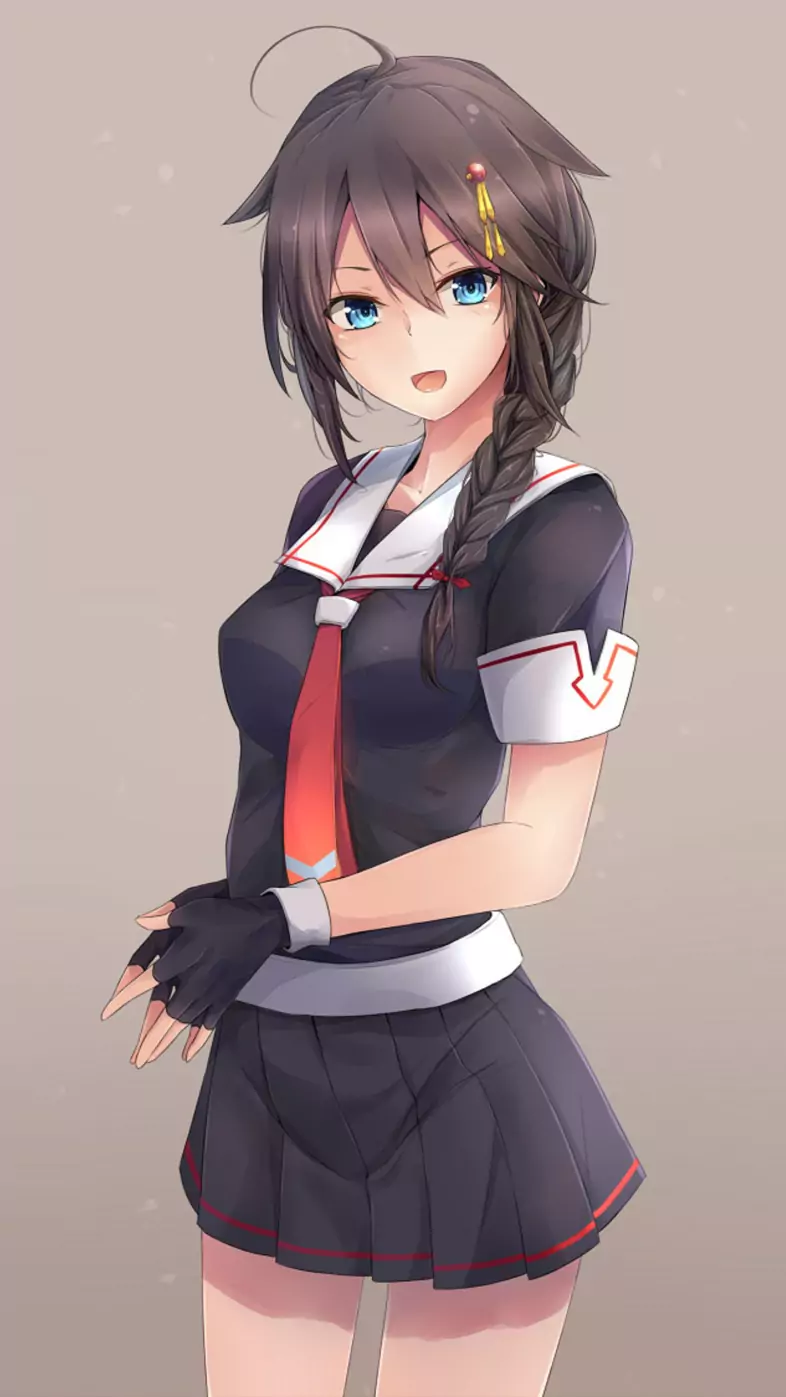 shigure kancolle kantai anime wallpaper