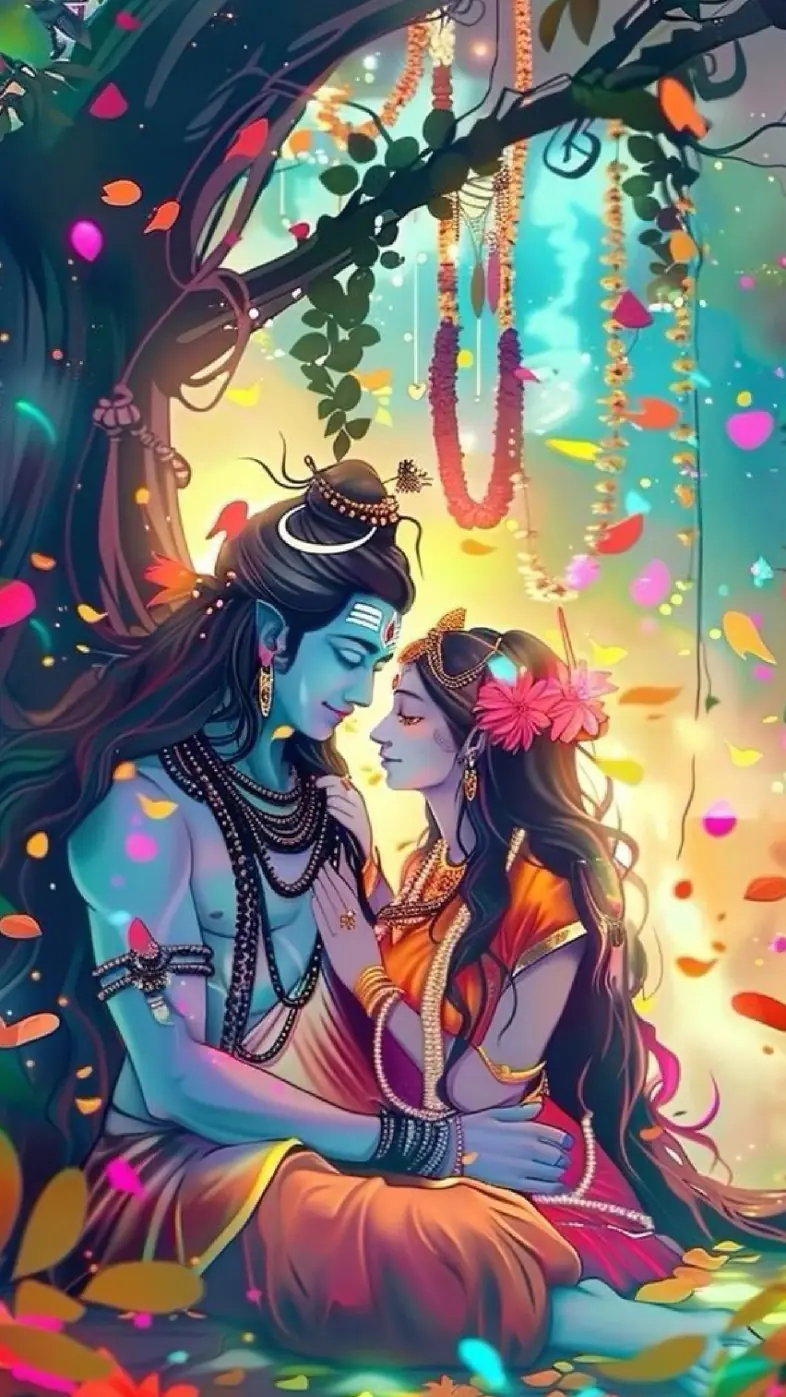 shiv parvati shivshakti  wallpaper