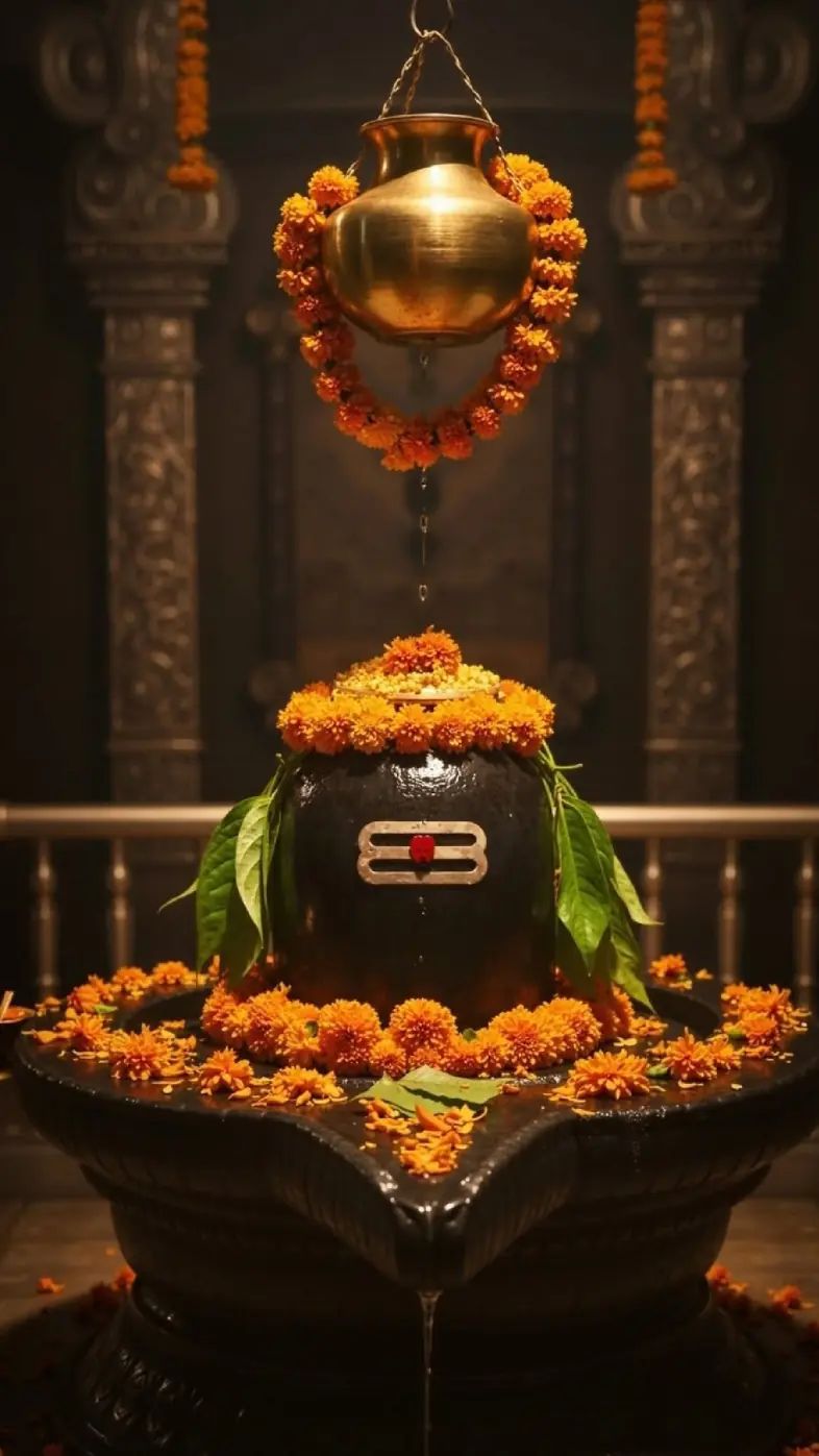 shivalingam spring stone wallpaper