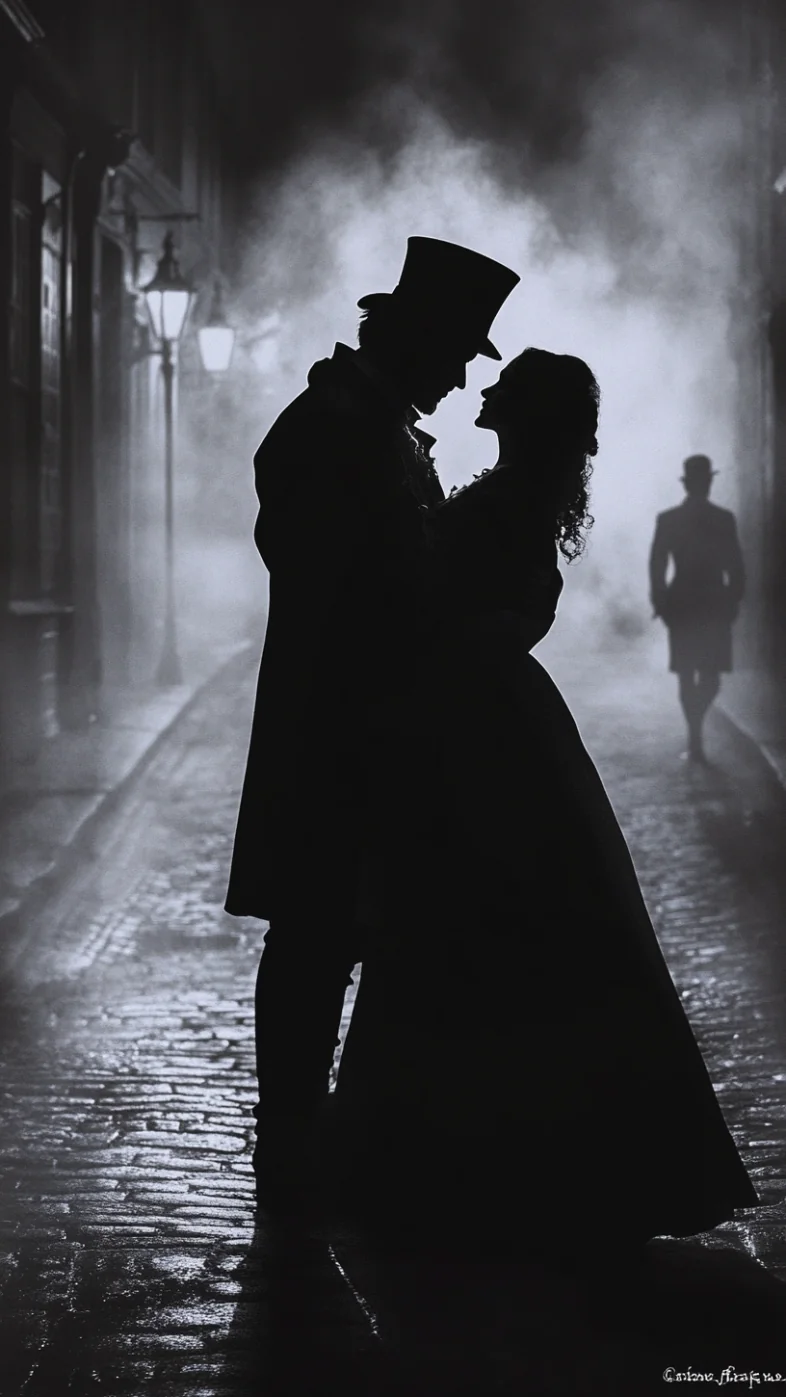 silhouetted love wallpaper
