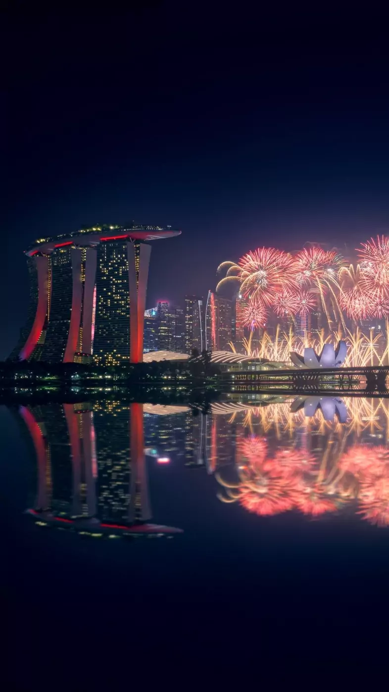 singapore hd firecrackers photography wallpaper