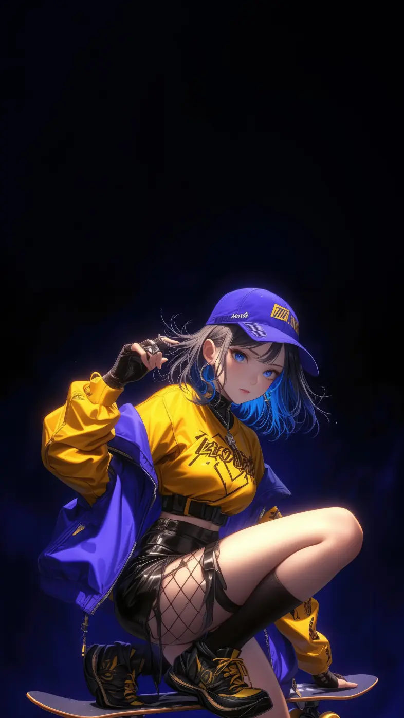 skateboarding girl wallpaper