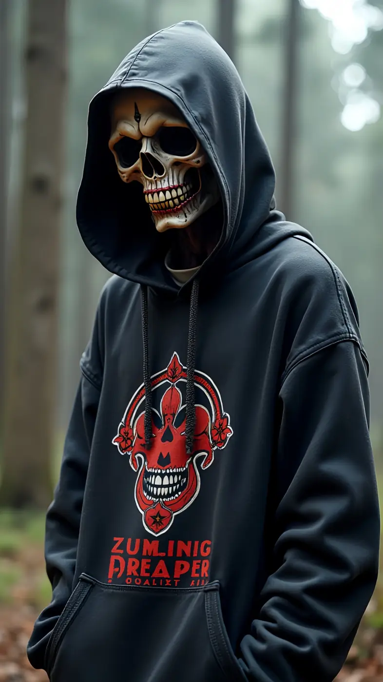 skull hoodie wallpaper