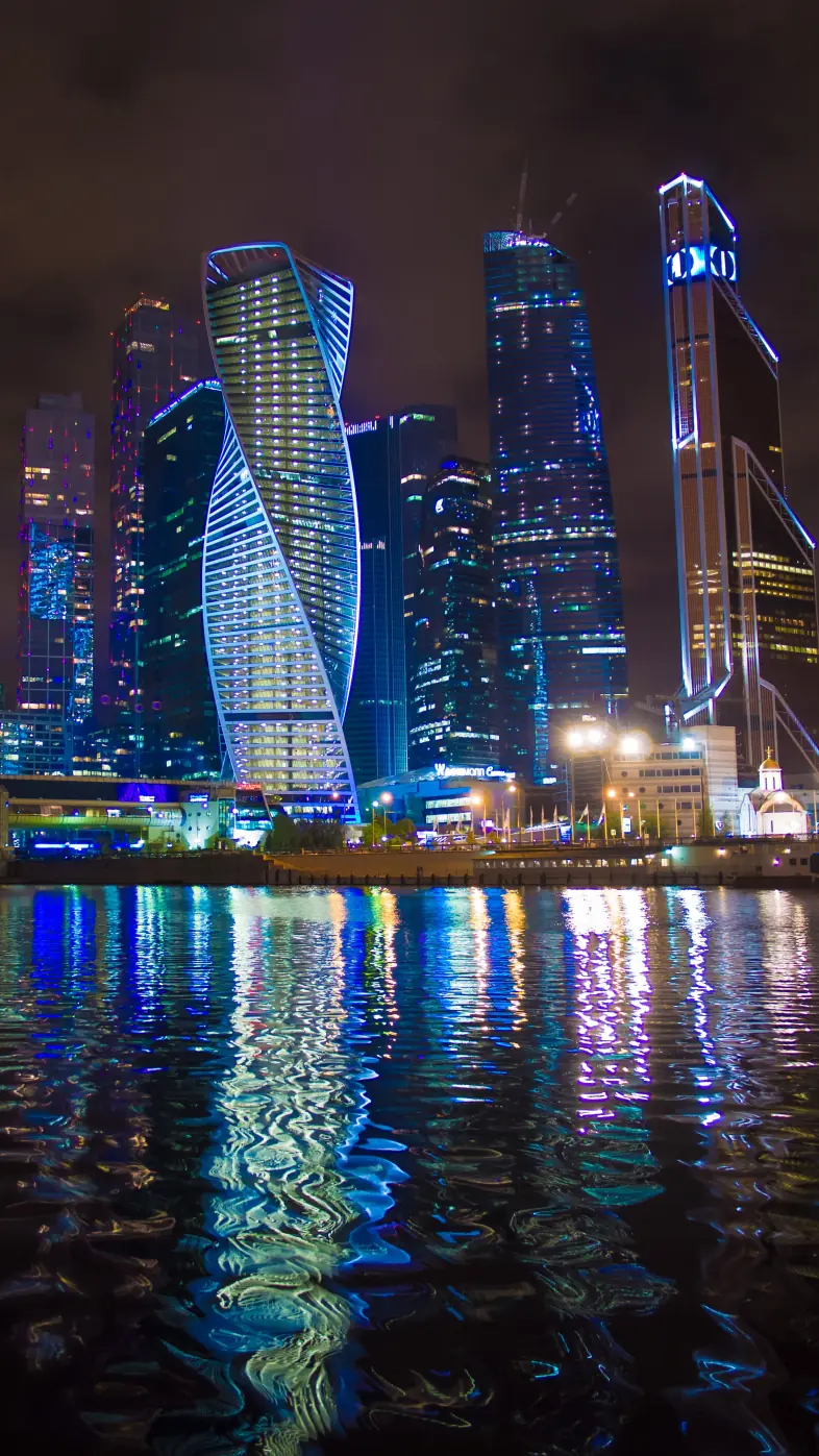 skyscraper moscow  wallpaper