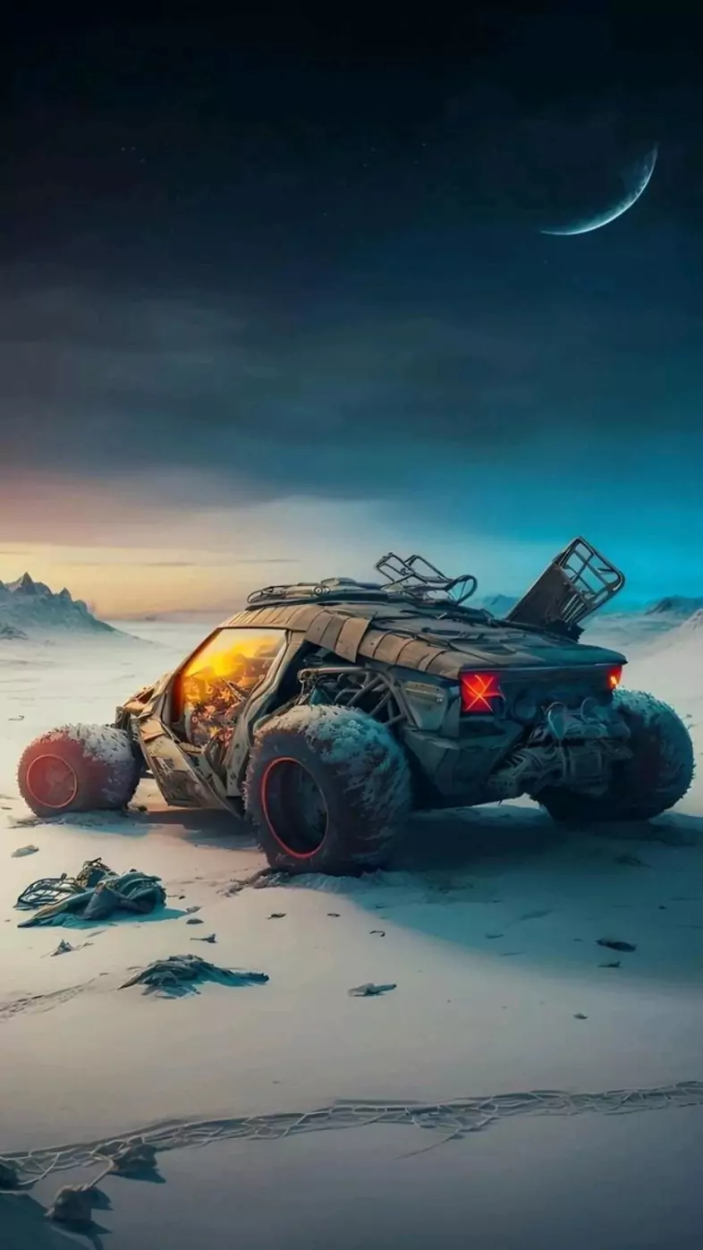 snow car wallpaper