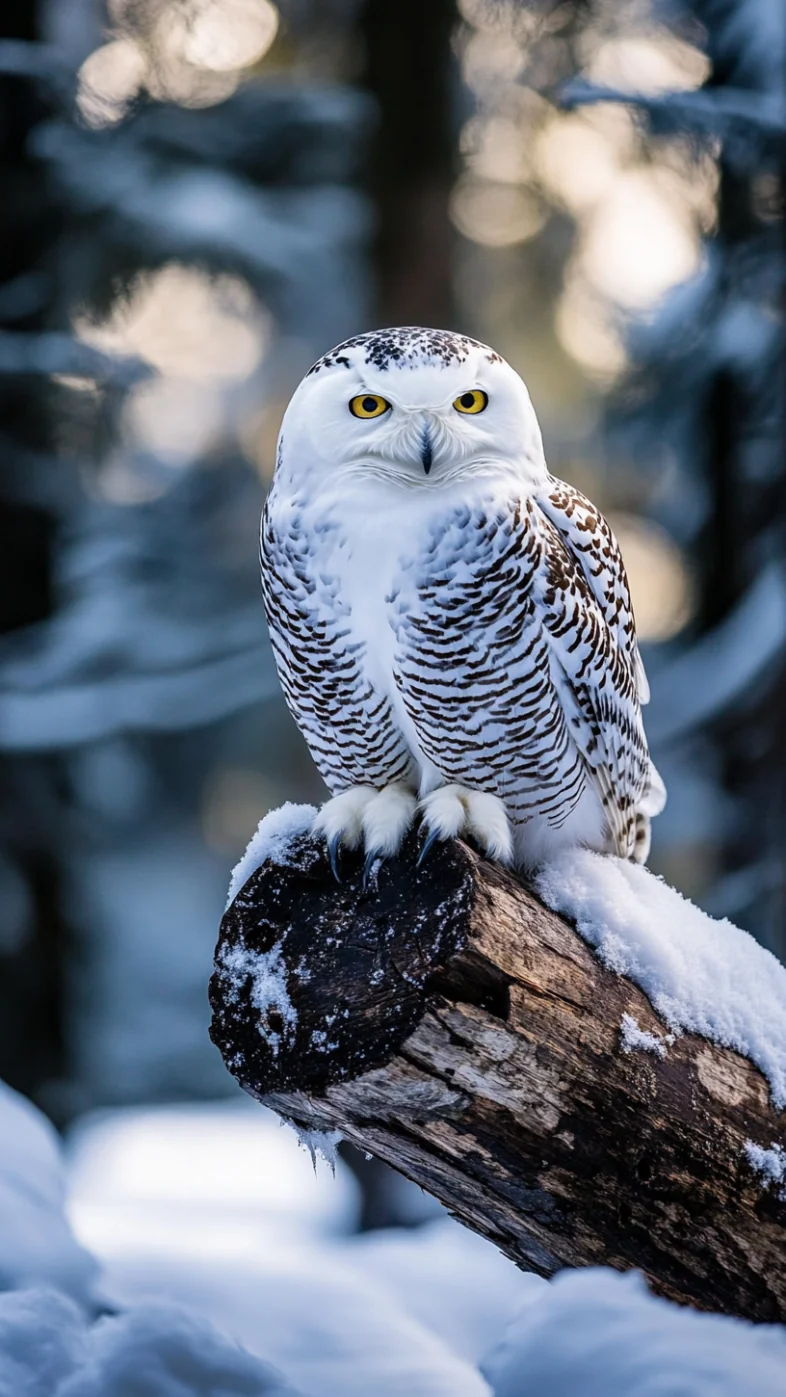 snow owl wallpaper