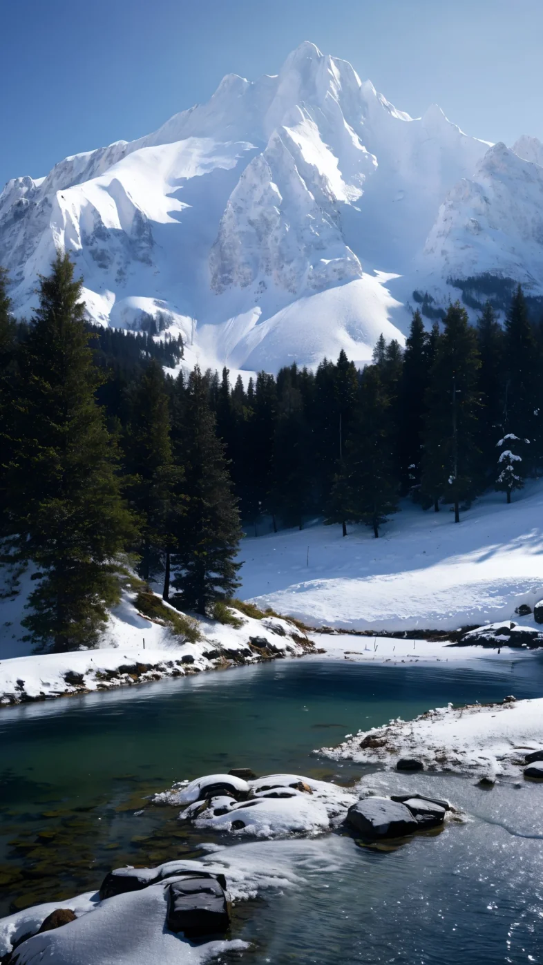 snow range mountains wallpaper