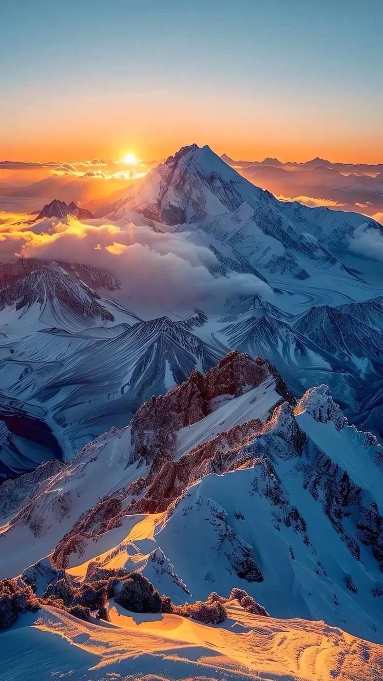 snow range mountains wallpaper