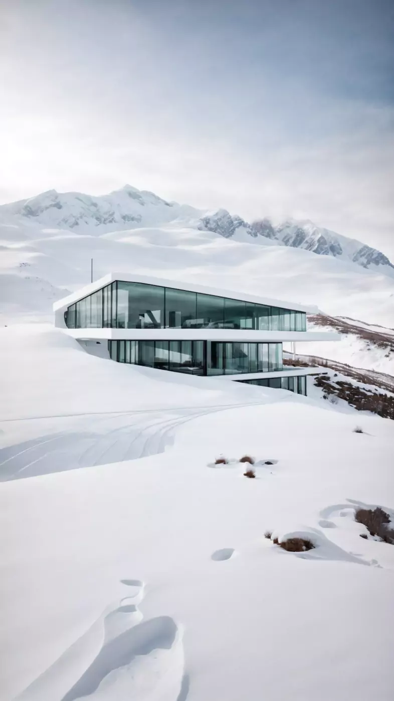 snowcovered mountain wallpaper