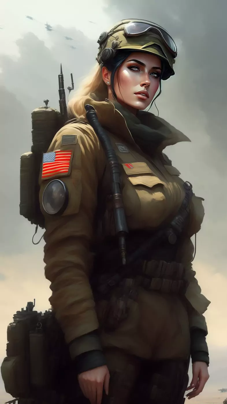 soldier girl wallpaper