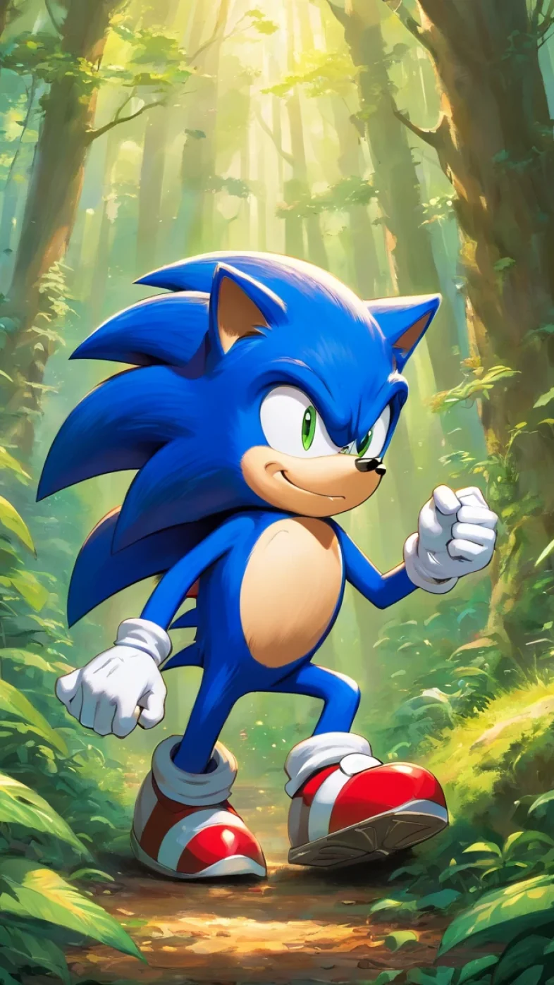 sonic cartoon wallpaper