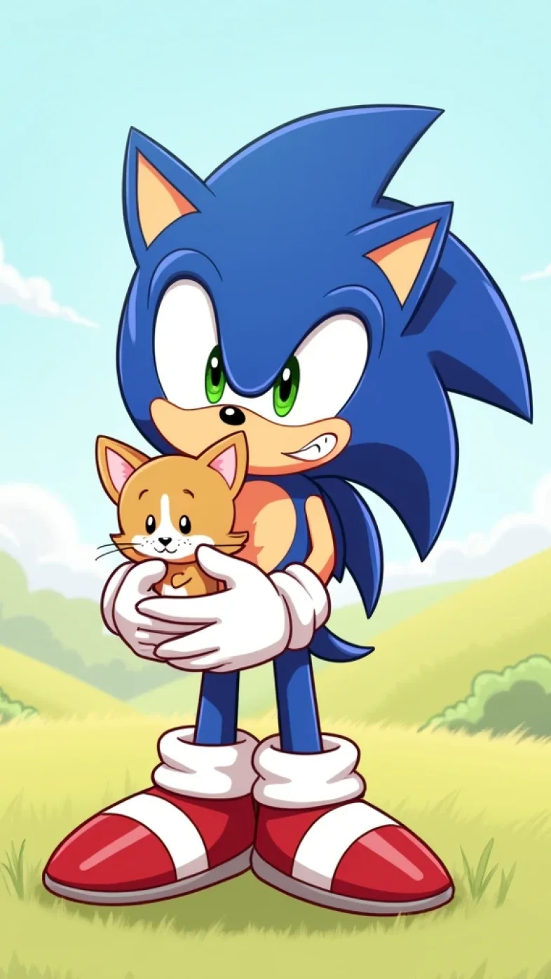 sonic cartoon wallpaper
