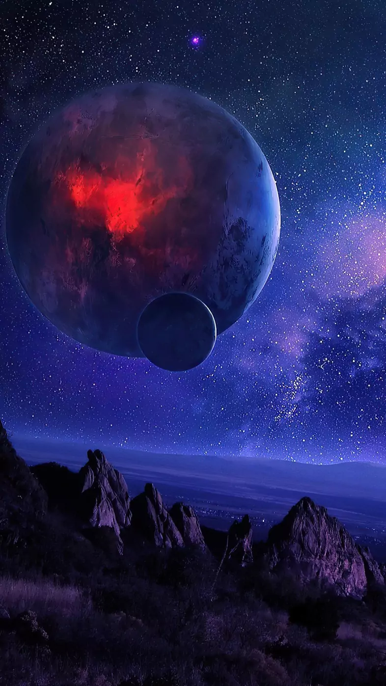 space art planet wallpaper