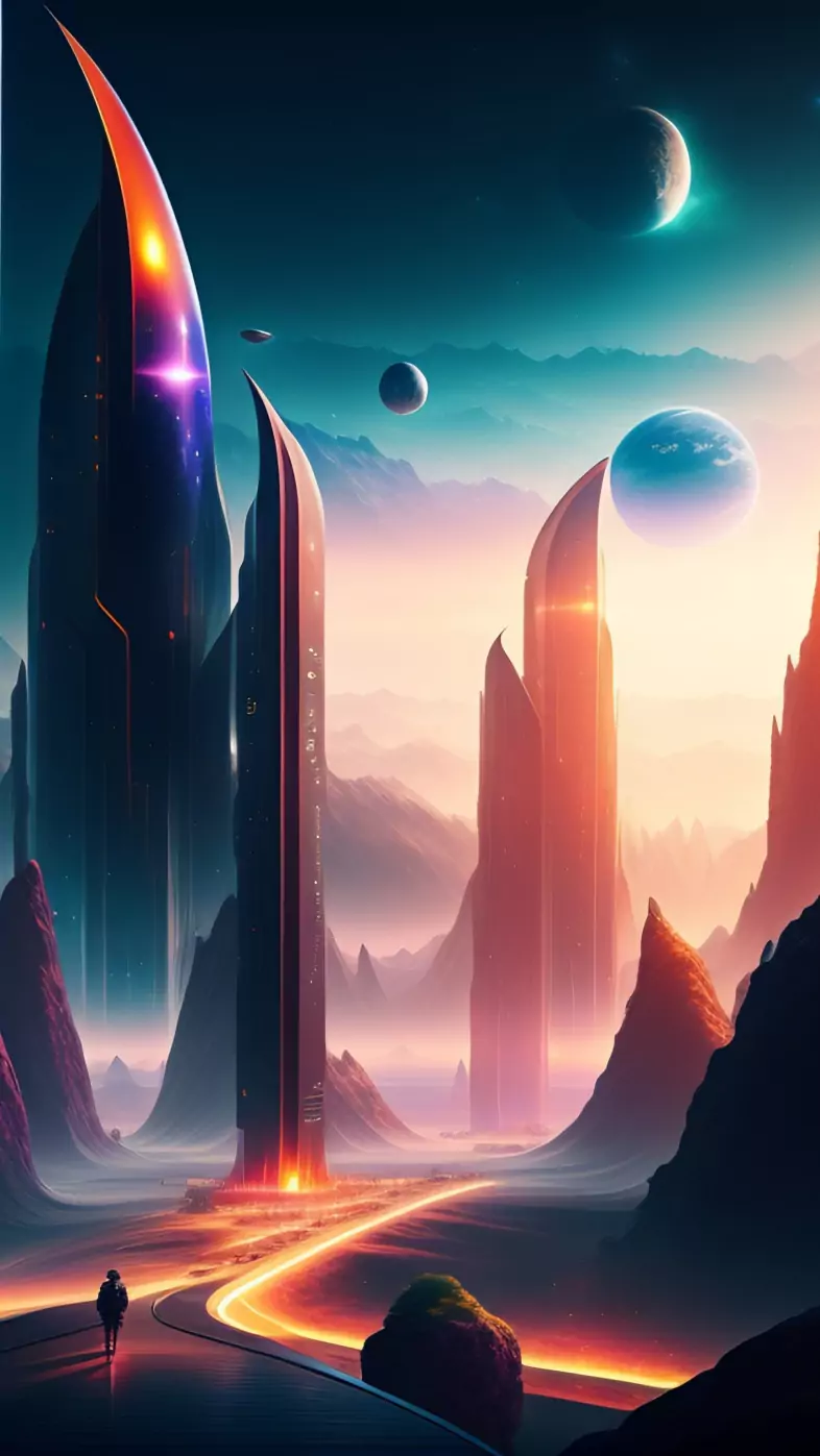 space city wallpaper