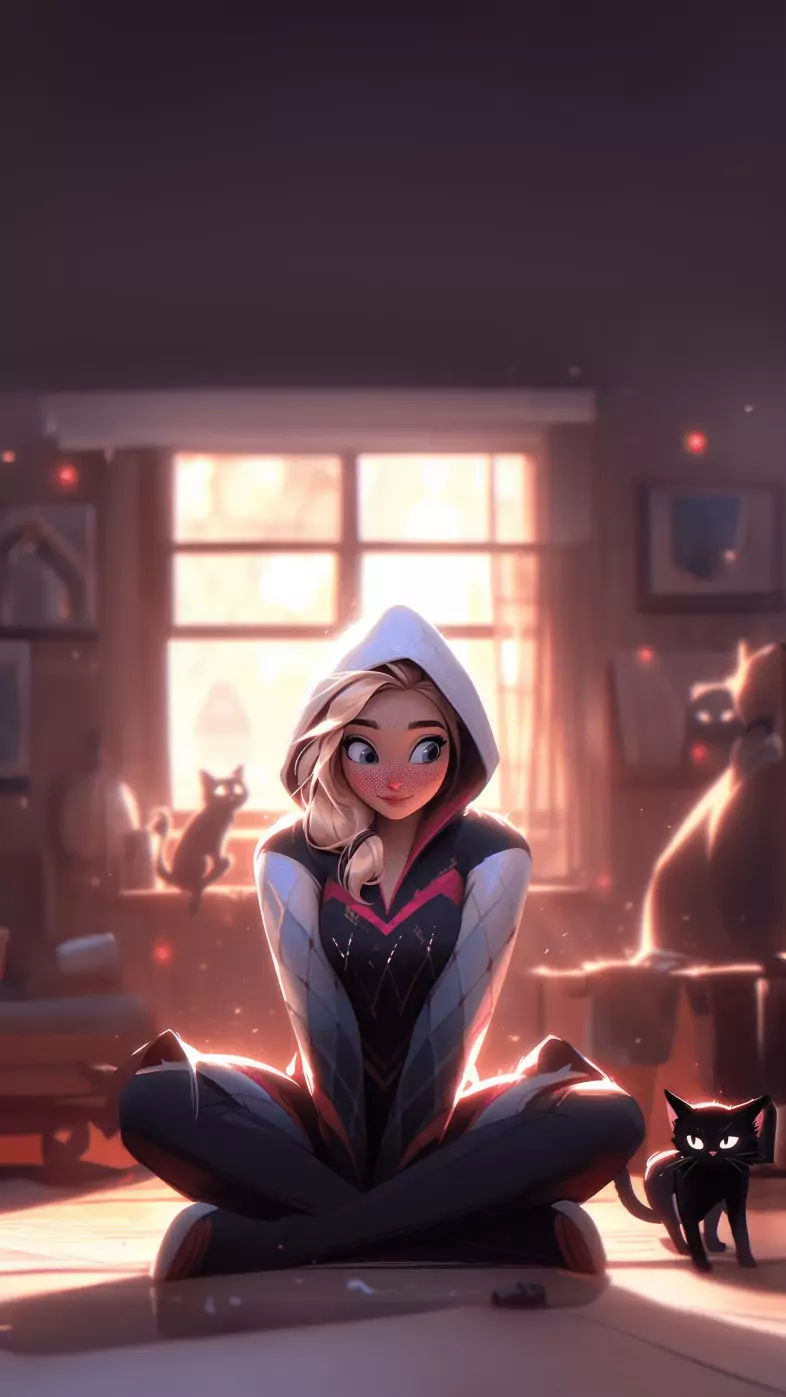 spiderwoman gwen wallpaper