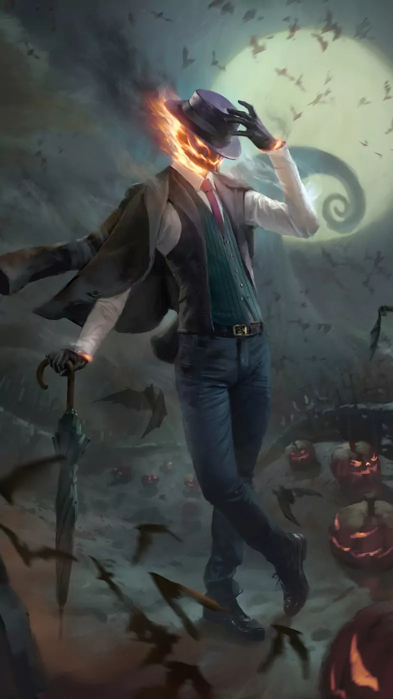 spookyjack hat wallpaper