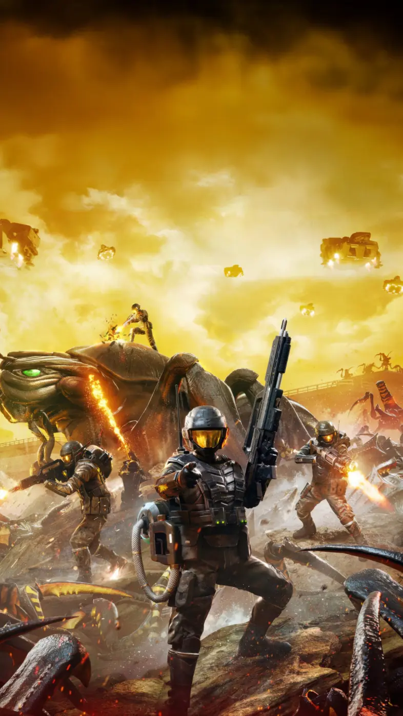 starship troopers extermination game wallpaper