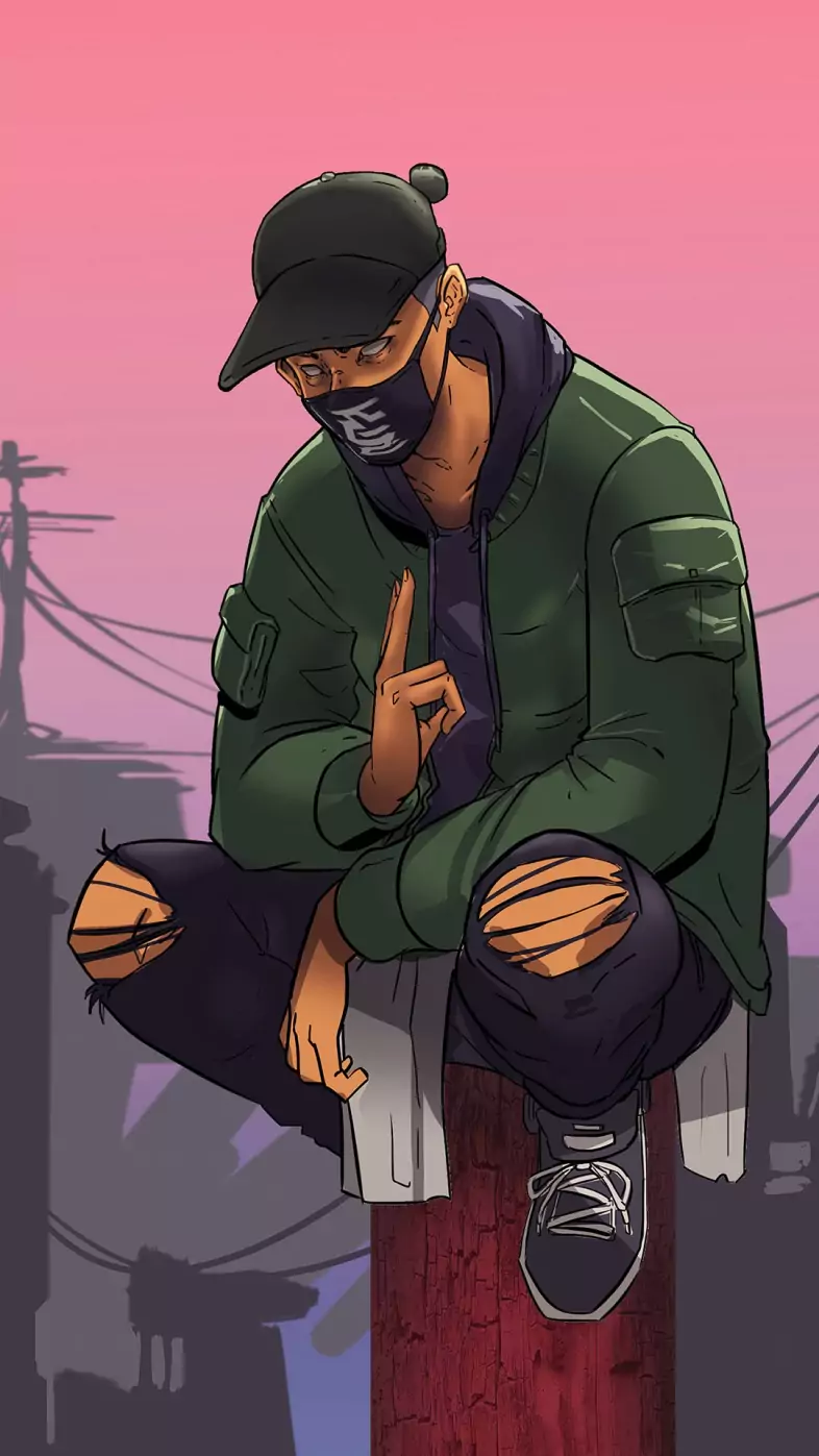 stylish anime boy wallpaper
