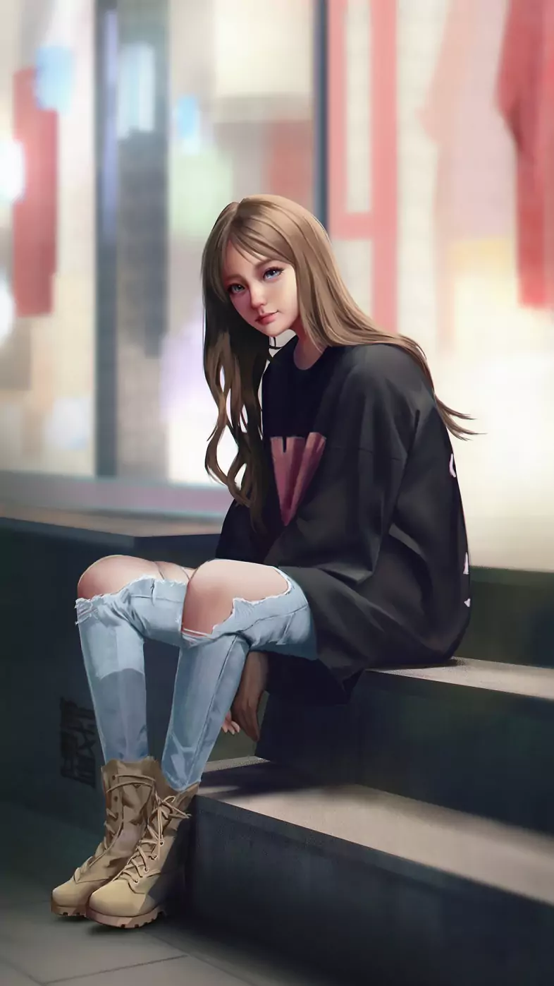 stylish girl wallpaper