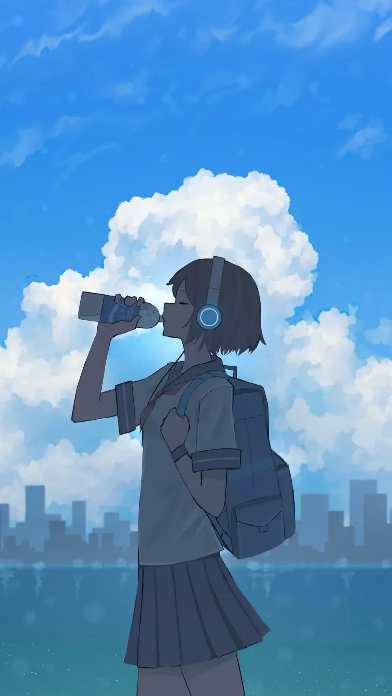 summer anime wallpaper
