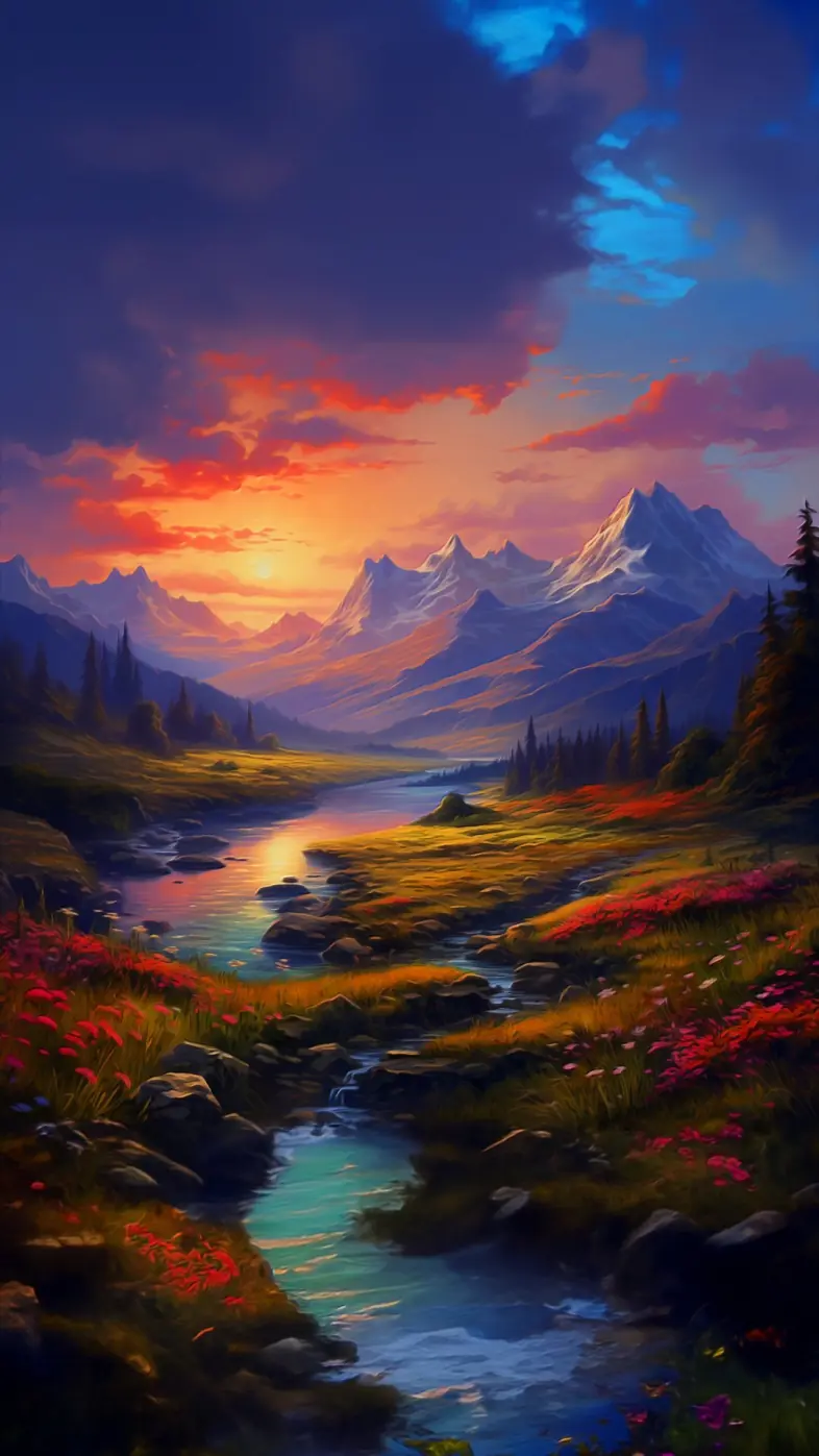 summit acrylic paint cloud water  wallpaper