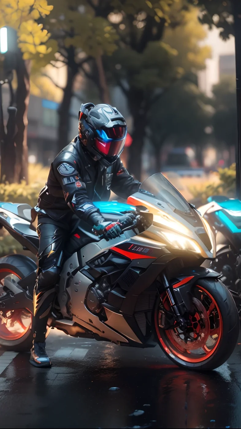 super bike rider wallpaper
