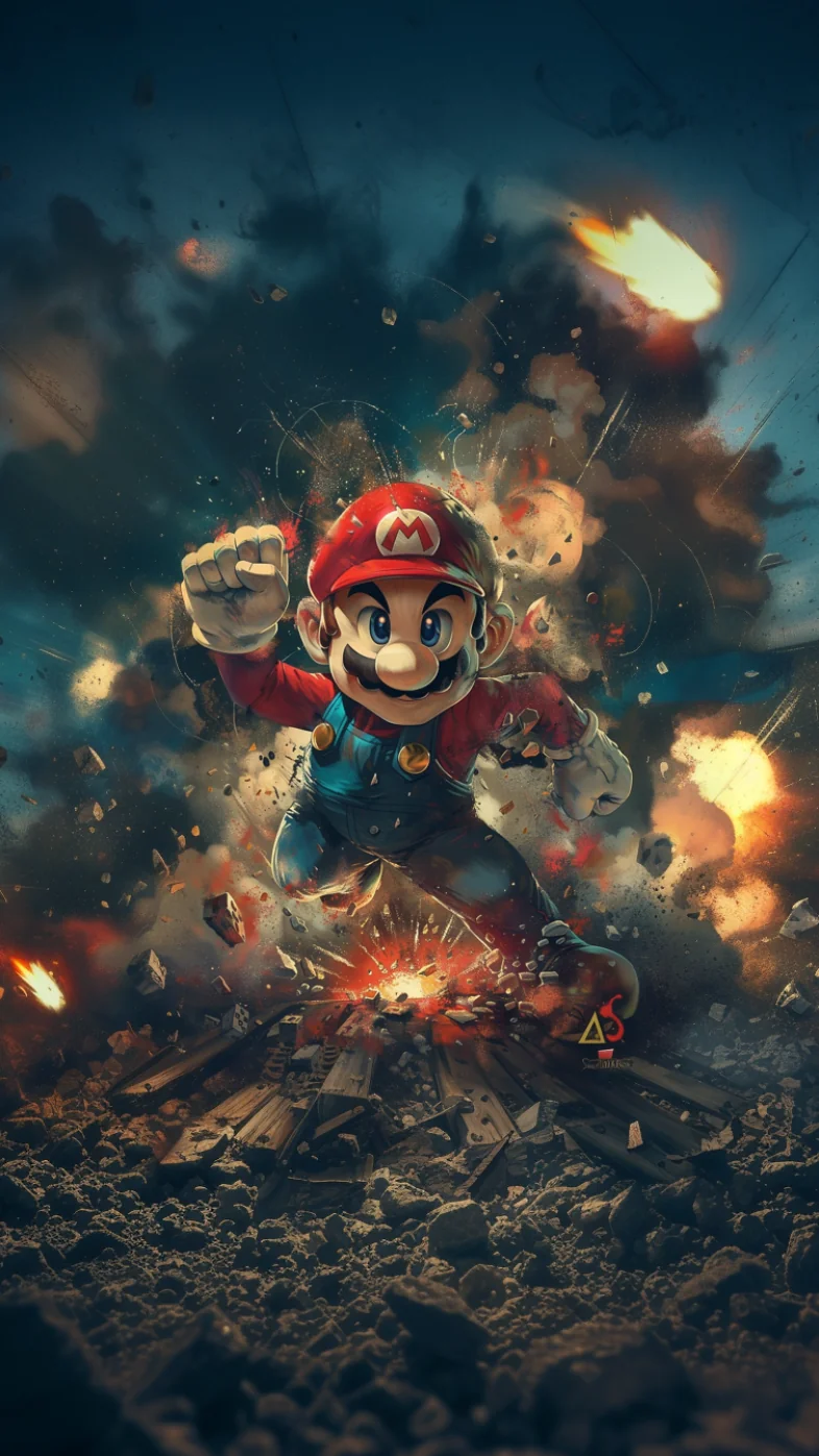 super mario game wallpaper