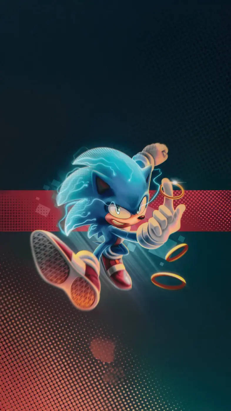 super sonic cartoon  wallpaper