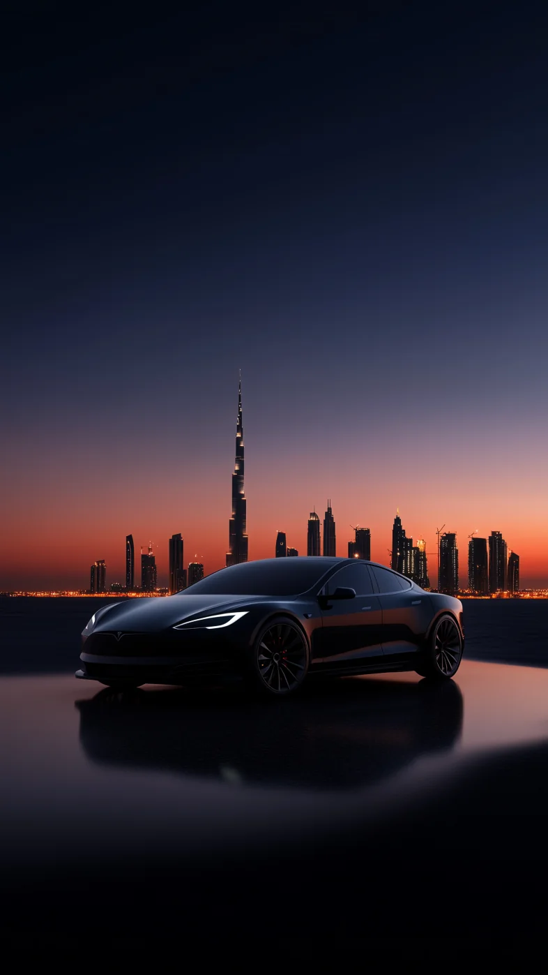 tesla car wallpaper