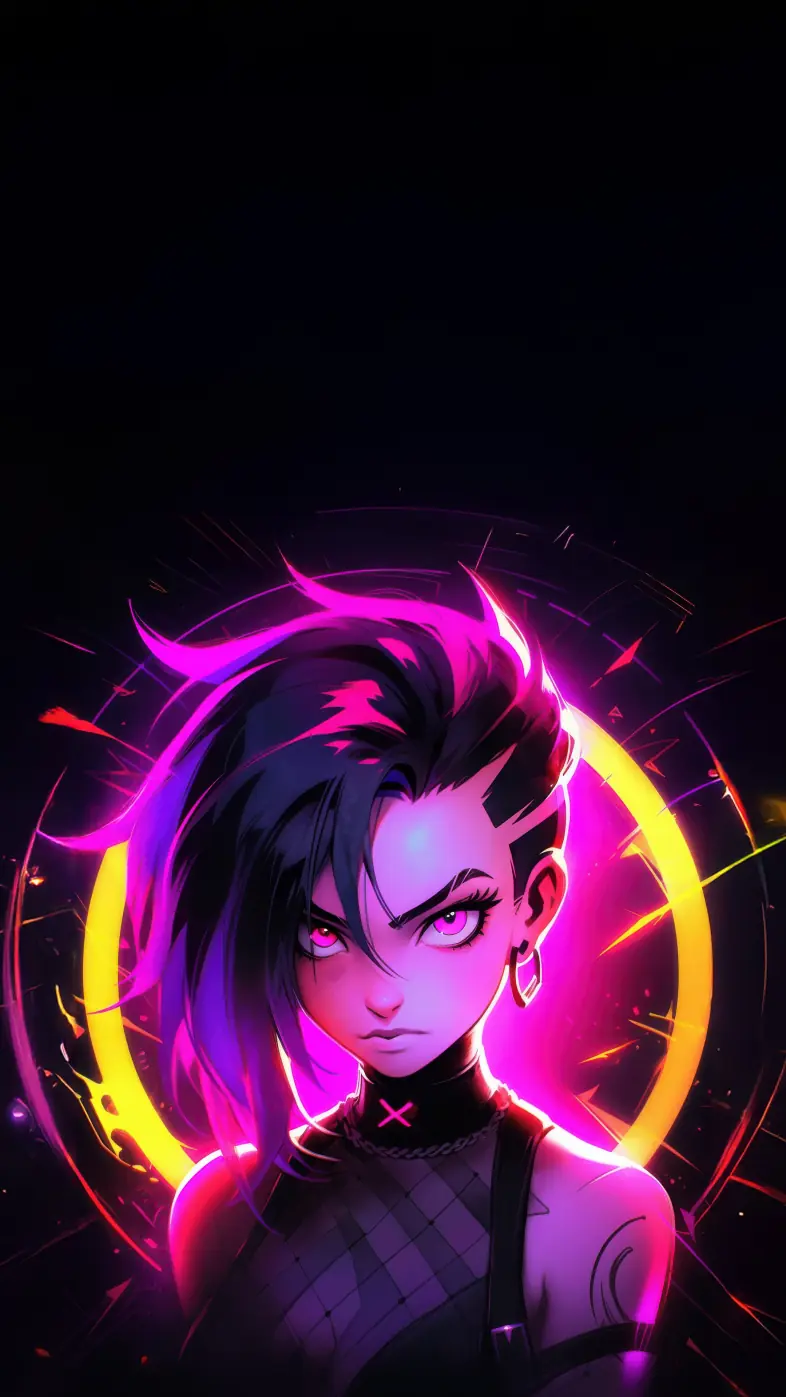 the neon avenger wallpaper