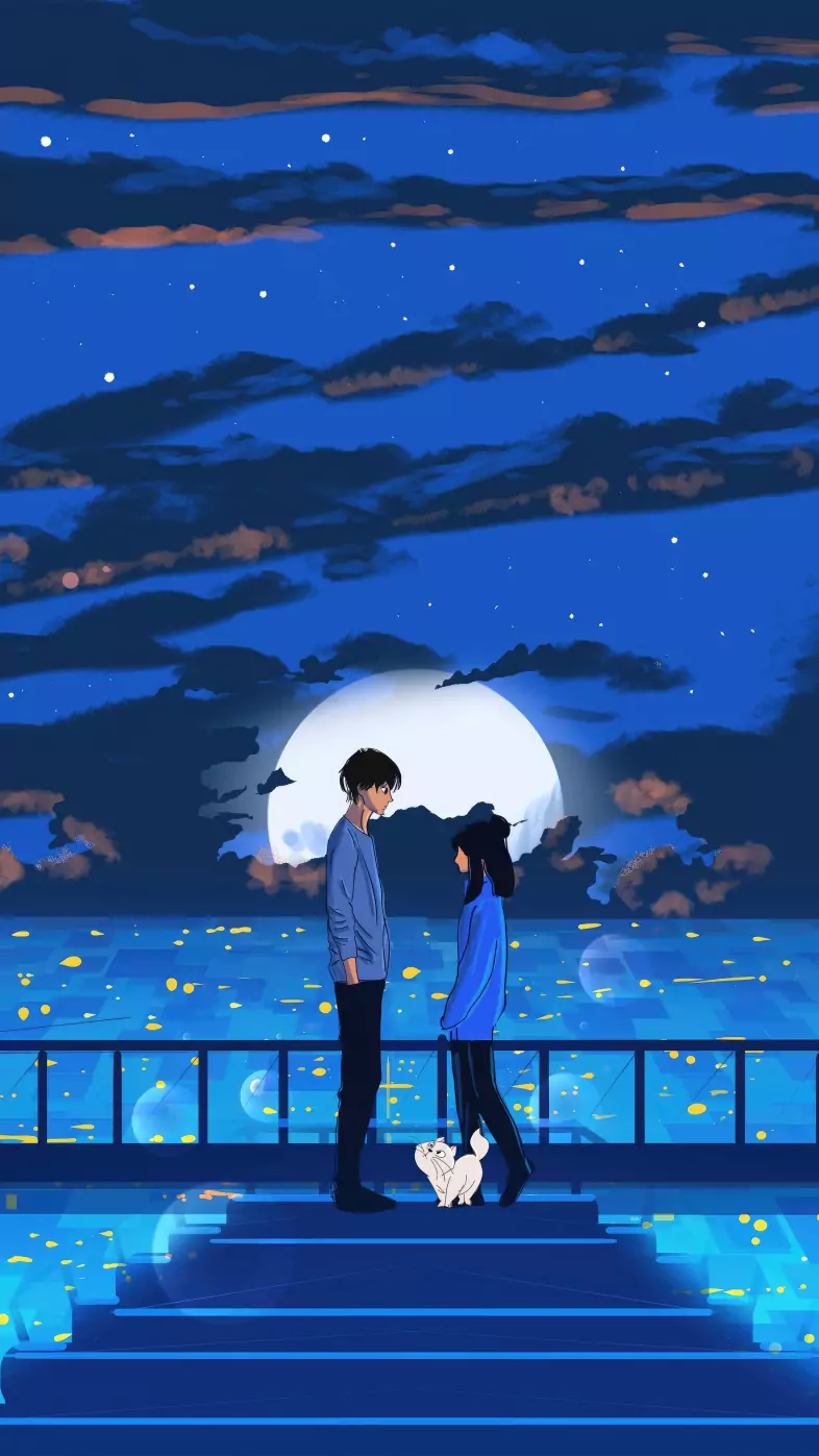 the night we met couple wallpaper