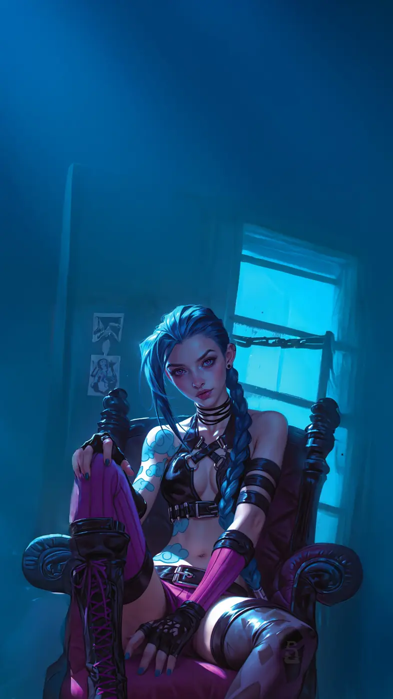 the rise of jinx game wallpaper