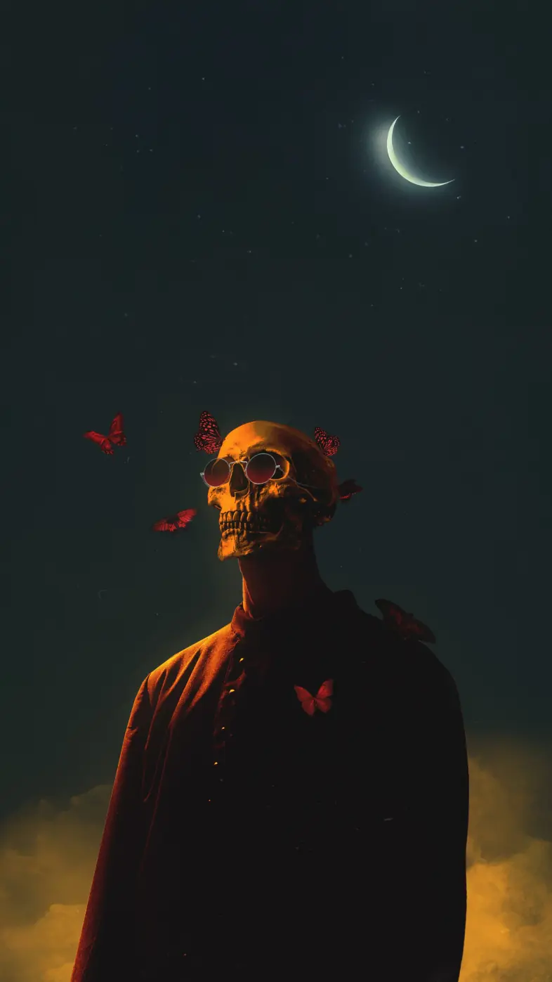 the sinister jj skull wallpaper