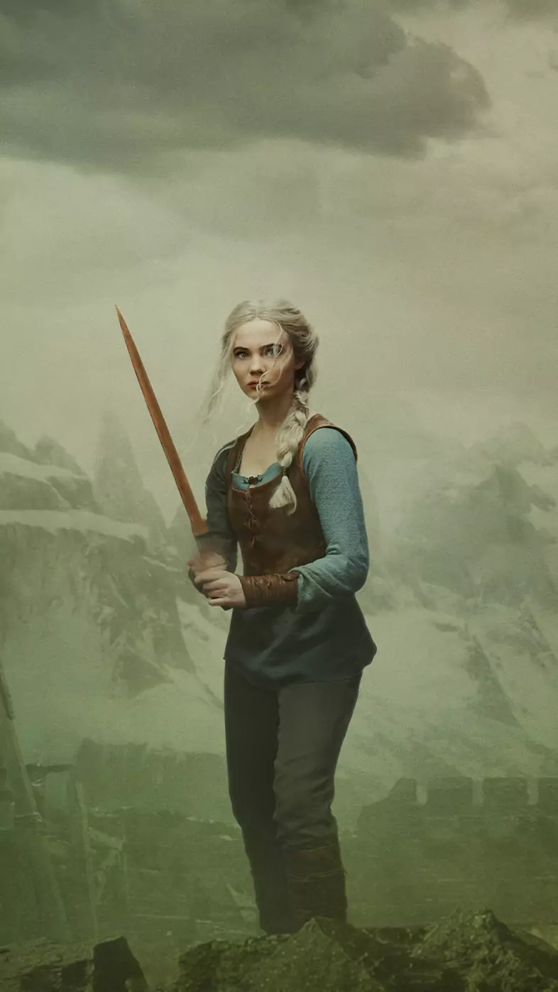 the witcher freya allan game wallpaper