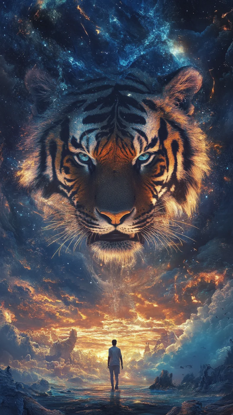 tiger art wallpaper