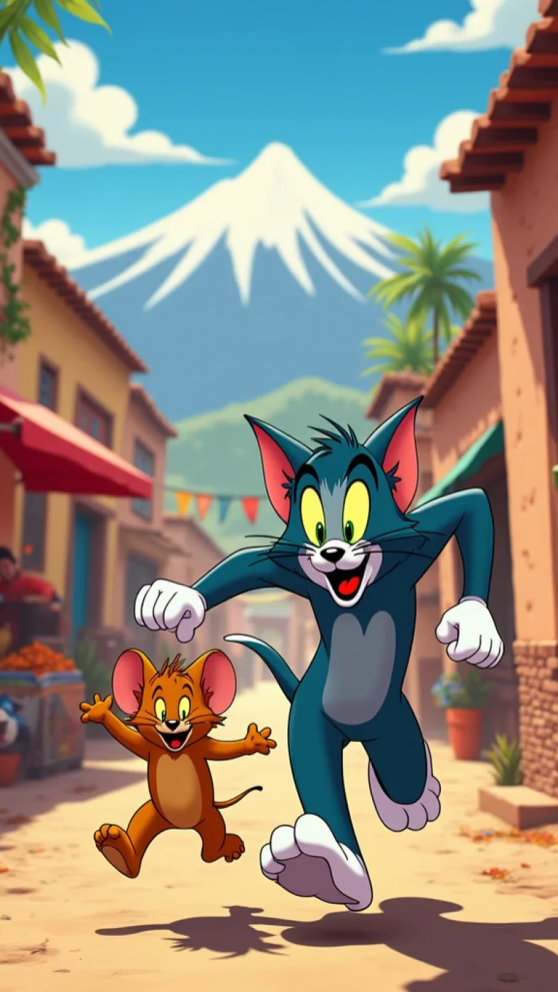 tom and jerry cartoon wallpaper