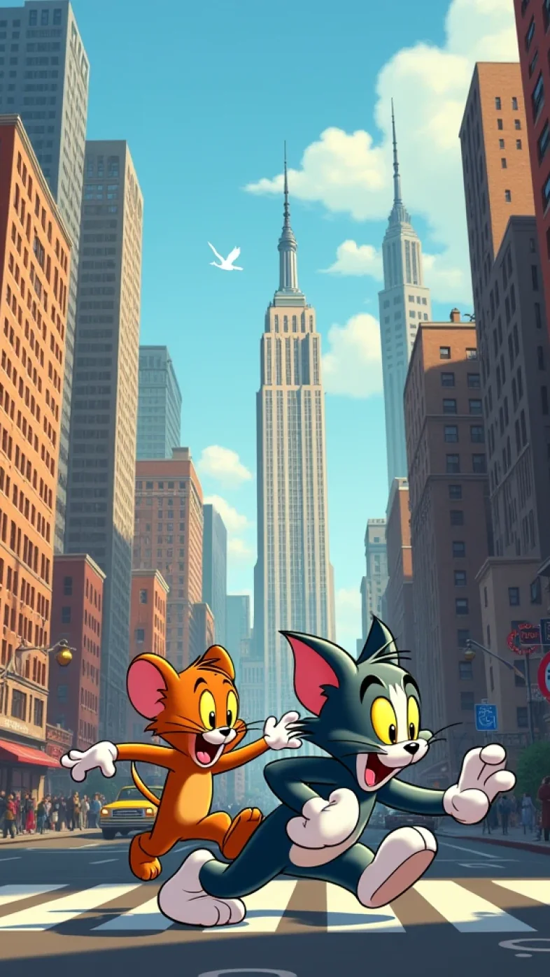 tom and jerry cartoon wallpaper