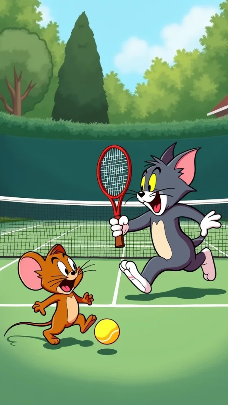 tom and jerry cartoon wallpaper
