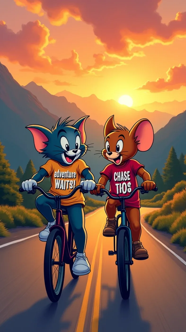 tom and jerry cartoon wallpaper