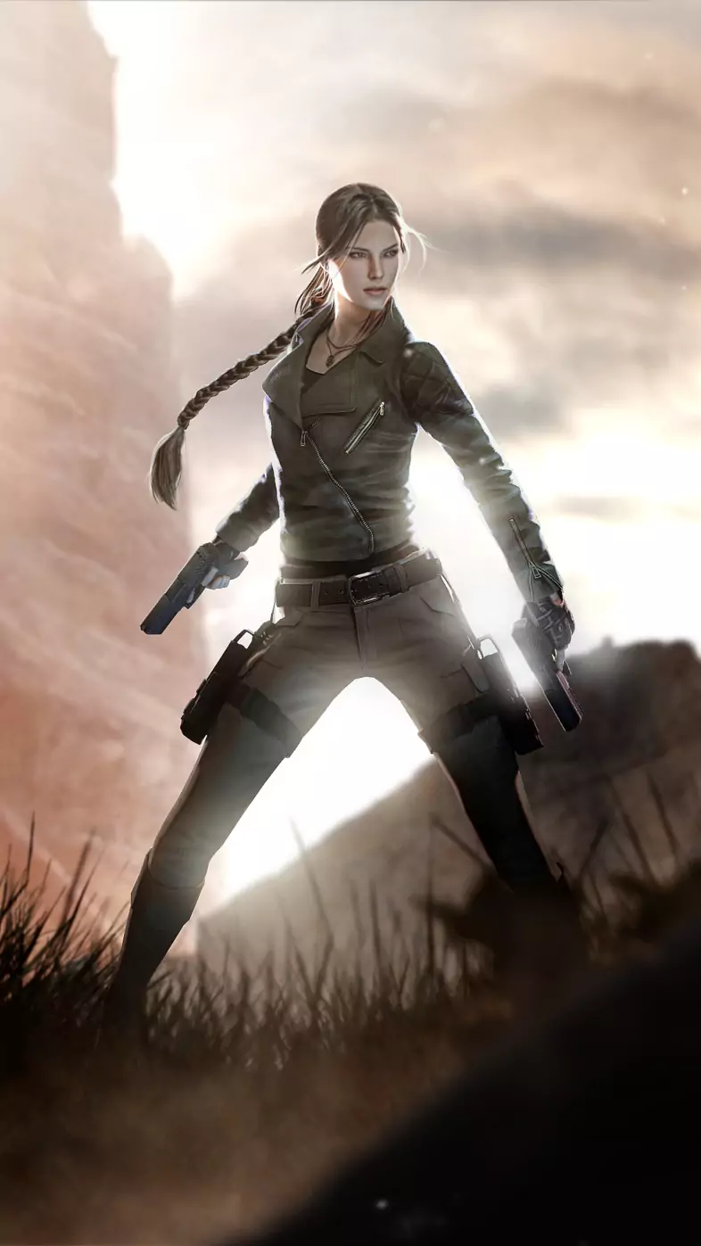 tomb raider fanart gamer wallpaper