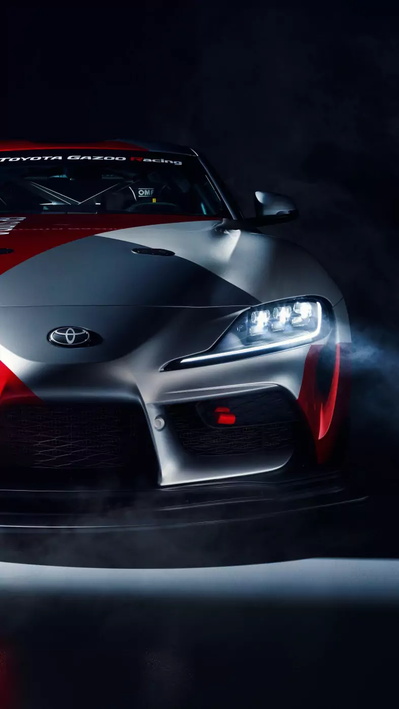 toyota gr supra gt4 car wallpaper