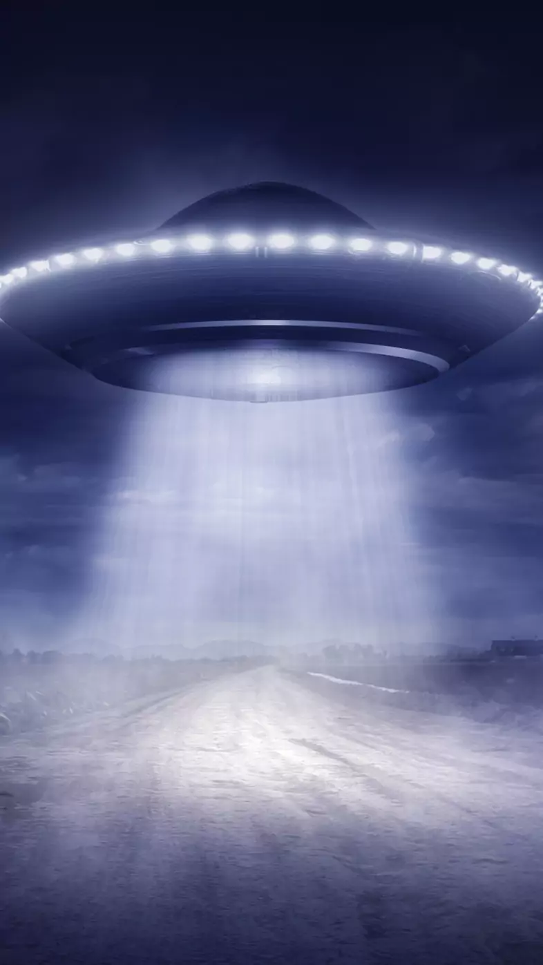 ufo-illustration wallpaper