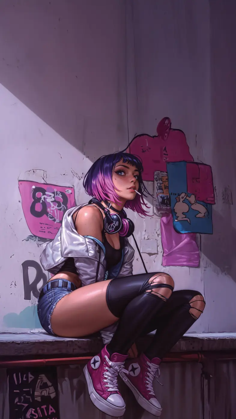 uptown girl chilling wallpaper